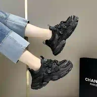 小鹿米利 舒适时尚 耐磨 低帮 老爹鞋 女款