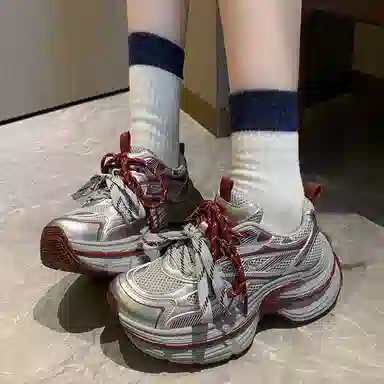 小鹿米利 舒适 耐磨 低帮 老爹鞋 女款