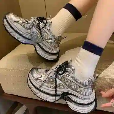 小鹿米利 舒适 耐磨 低帮 老爹鞋 女款