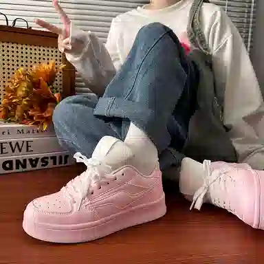 小鹿米利 小众休闲透气百搭 板鞋 女