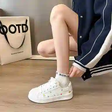 小鹿米利 舒适 防滑耐磨 低帮 板鞋 女款