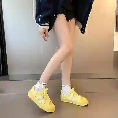 小鹿米利 舒适 防滑耐磨 低帮 板鞋 女款