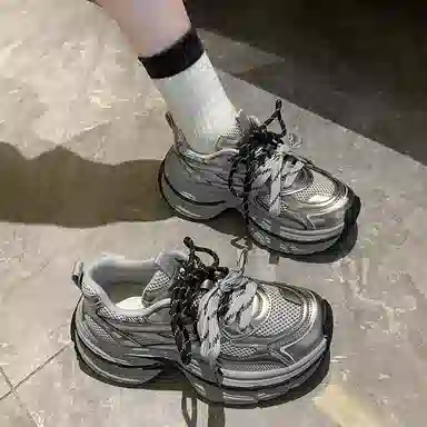 小鹿米利 舒适 耐磨 低帮 老爹鞋 女款