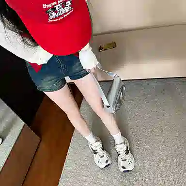 小鹿米利 复古松糕厚底小个子休闲运动 防滑耐磨 低帮 老爹鞋 女