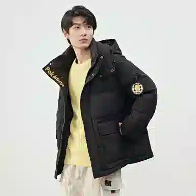 鸭鸭 气质时尚可爱连帽防风抗寒保暖羽绒服 女款