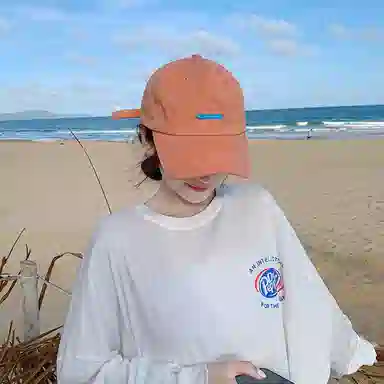 冠辉 夏季时尚小熊字母刺绣韩版休闲透气登山帽弯檐韩版百搭时尚网红显脸小遮阳 棉 鸭舌帽 男女同款情侣款