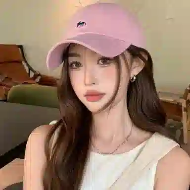 冠辉 可爱百搭小狐狸刺绣韩版街头时尚显脸小韩版帽子宽檐帽子高品质纯棉软顶帽子 棉 棒球帽 男女同款情侣款