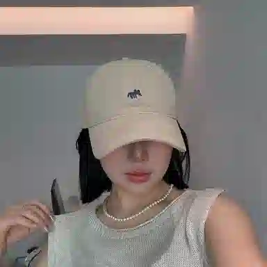 冠辉 可爱百搭小狐狸刺绣韩版街头时尚显脸小韩版帽子宽檐帽子高品质纯棉软顶帽子 棉 棒球帽 男女同款情侣款