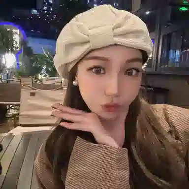 冠辉 韩版甜美蝴蝶结八角帽好版型显脸画家帽气质百搭洋气好看蓓蕾帽日系百搭显脸小#好运 棉 贝雷帽 男女同款情侣款