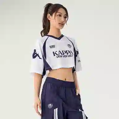 Kappa V-Neck Breathable Letter Tee