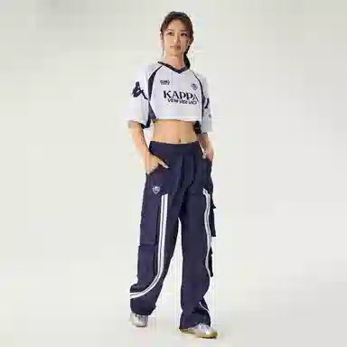 Kappa V-Neck Breathable Letter Tee