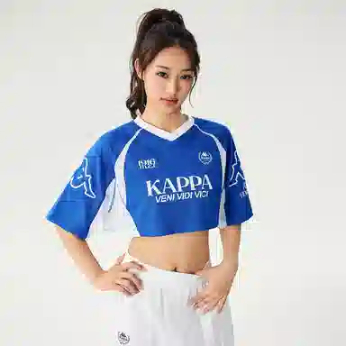 Kappa V-Neck Breathable Letter Tee