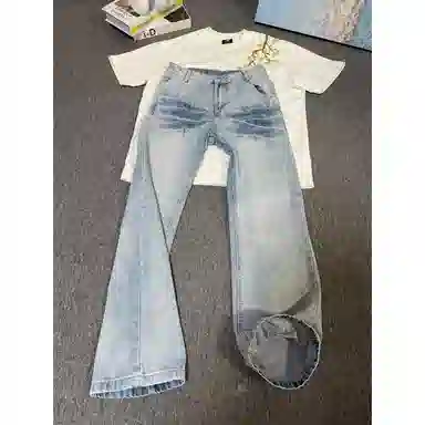 Tangqi Blue Lightning Jeans