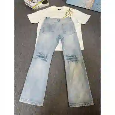 Tangqi Blue Lightning Jeans