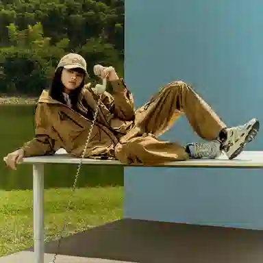 MYGE x Asics Gel-Kahana TR v2 Silver Green Brown