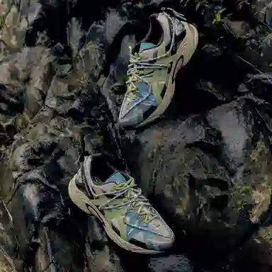 MYGE x Asics Gel-Kahana TR v2 Silver Green Brown