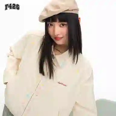 F426 Embroidered Floral Jacket