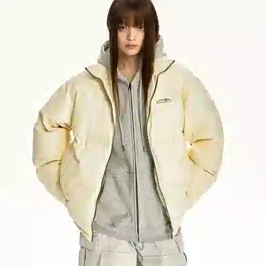 F426 Colorblock Puffer Jacket