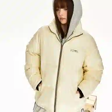 F426 Colorblock Puffer Jacket