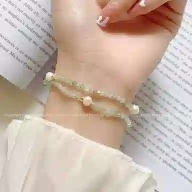 【永远心动】 指尖瑰宝 活力满满好运加倍招财转运事业有成简约百搭新中式复古国潮手饰#好运天然 草莓晶 手串 男女同款情侣款