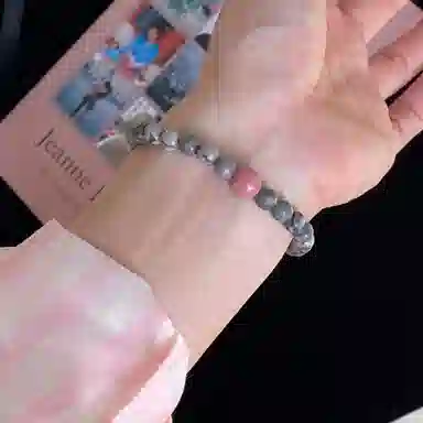 【众星拱月】 指尖瑰宝 快乐加倍桃花滚滚佳偶天成好运上岸幸运降临高级轻奢手饰#好运天然 地图石 手串 男女同款情侣款