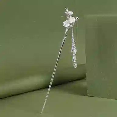 指尖瑰宝 十二花神梅花流苏 中国古风汉服古装 发簪 女款