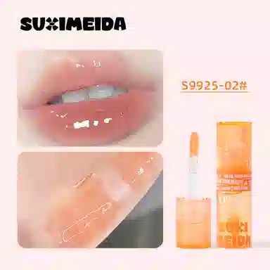 苏西美搭 晶透轻薄水光唇蜜 镜面 易上色玻璃唇持久亮泽保湿护唇显白