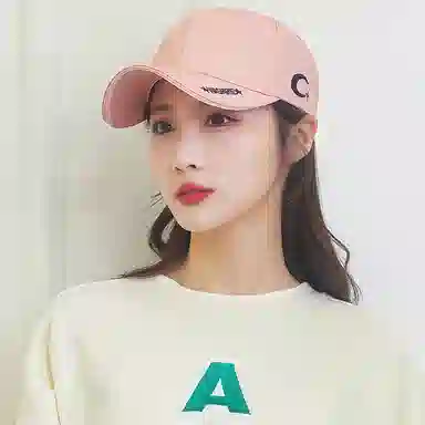 春夏季韩版刺绣月牙遮阳透气显脸小青年学生防晒百搭帽 优质纯棉帽 时尚鸭舌帽 男女同款情侣款