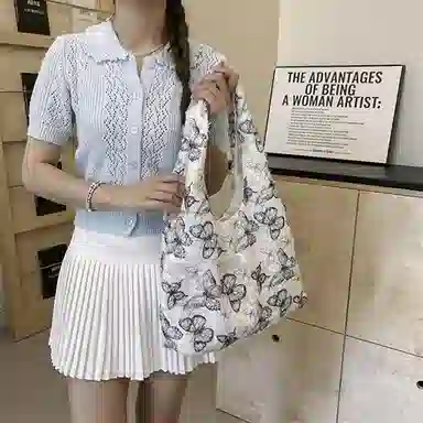 BALANG Lace Butterfly Shoulder Bag