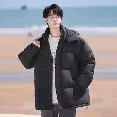 SOCKKEY Fleece Lined Outdoor Hooded Jacket