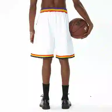 美式高街复古闪电元素网眼透气速干百搭运动 适用于多场景训练健身等篮球裤 男女同款