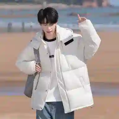 SOCKKEY Fleece Lined Outdoor Hooded Jacket