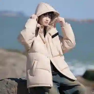 SOCKKEY Fleece Lined Outdoor Hooded Jacket