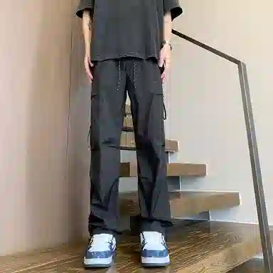 沐诚阳译 美式复古工装长裤男款春夏秋季百搭高级版型休闲裤休闲裤 男女同款