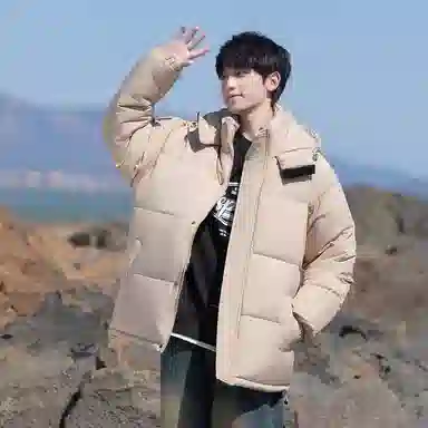 SOCKKEY Fleece Lined Outdoor Hooded Jacket