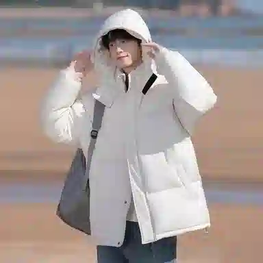 SOCKKEY Fleece Lined Outdoor Hooded Jacket