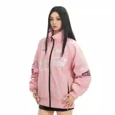 The Simpsons Logo Embroidered Racing Jacket