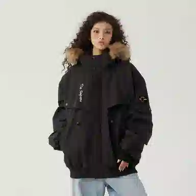 The Simpsons Embroidered Down Jacket