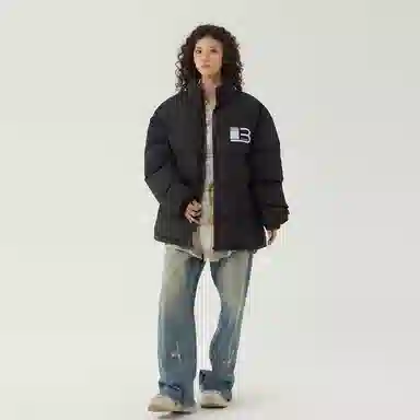 The Simpsons Retro Letter Colorblock Jacket