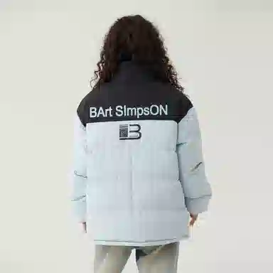 The Simpsons Retro Letter Colorblock Jacket