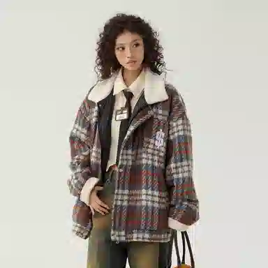 The Simpsons 90 Vintage Plaid Wool Jacket