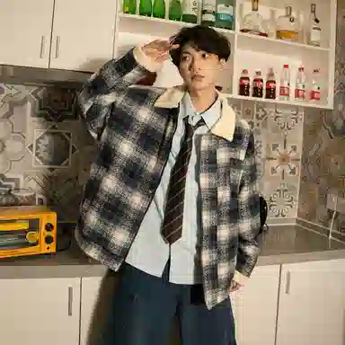 The Simpsons 90 Vintage Plaid Wool Jacket