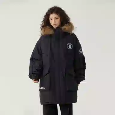 The Simpsons Letter Embroidered Parka