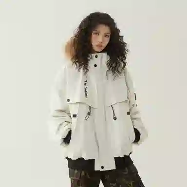 The Simpsons Embroidered Down Jacket