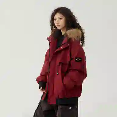 The Simpsons Embroidered Down Jacket