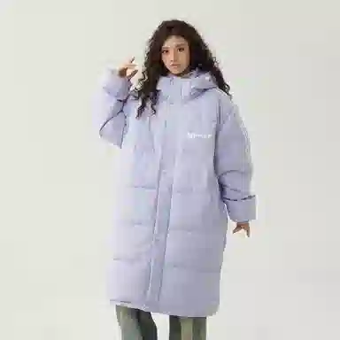 The Simpsons Logo Hooded Down Jacket