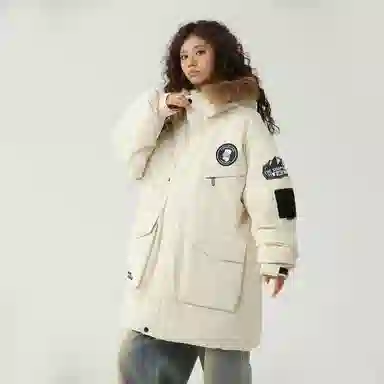 The Simpsons Letter Embroidered Parka