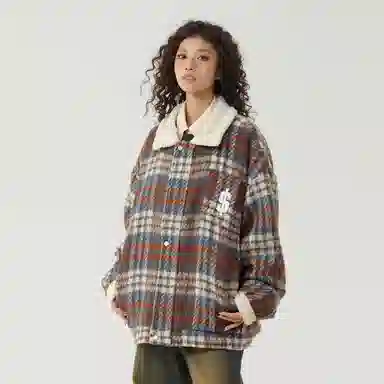 The Simpsons 90 Vintage Plaid Wool Jacket