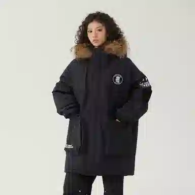 The Simpsons Letter Embroidered Parka