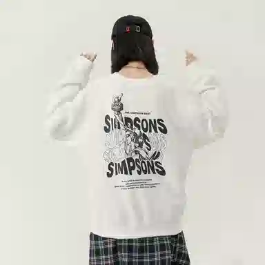 The Simpsons Statue of Liberty Bart Sweatshirt